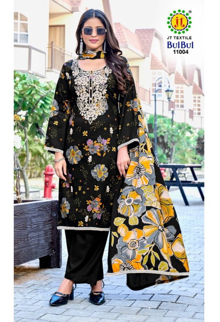 Bulbul Vol 11 By Jt Rayon Wholesale Dress Material Suppliers In Mumbai
